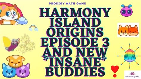 PRODIGY MATH GAME | Harmony island Origins Episode 3 And New *INSANE ...