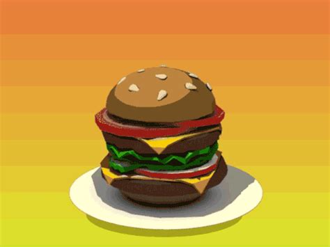 Tasty Hamburger Gifs Animated Pics