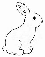 Printable Rabbit Coloring Pages For Kids – Page sketch template