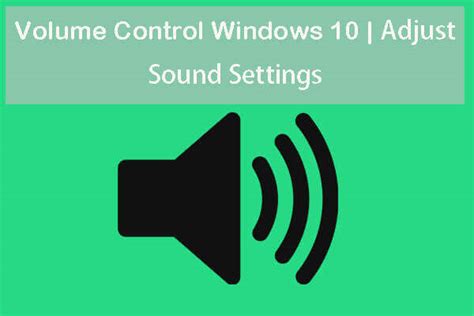 Volume Control Windows 10 | Fix Volume Control Not Working - MiniTool