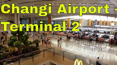 Singapore Changi Airport Terminal 2 - YouTube