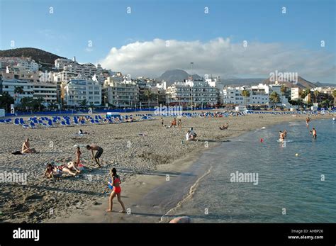 Beach Los Cristianos 29 Stock Photo - Alamy