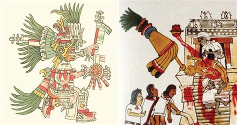 Huitzilopochtli, The Aztec God Behind Countless Human Sacrifices