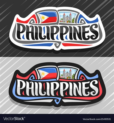 Logo for philippines Royalty Free Vector Image