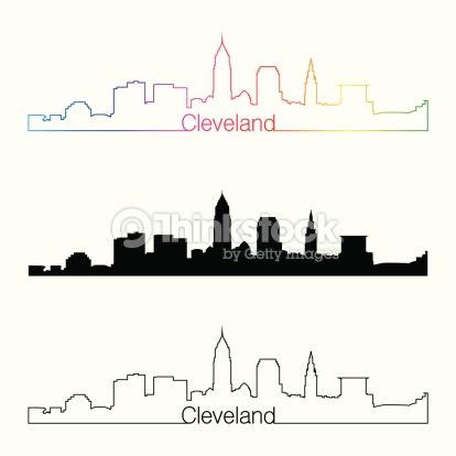 cleveland skyline silhouette outline - Google Search | cleveLAND that i LOVE | Pinterest ...