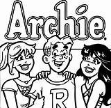 Archie Comics Coloring Pages sketch template