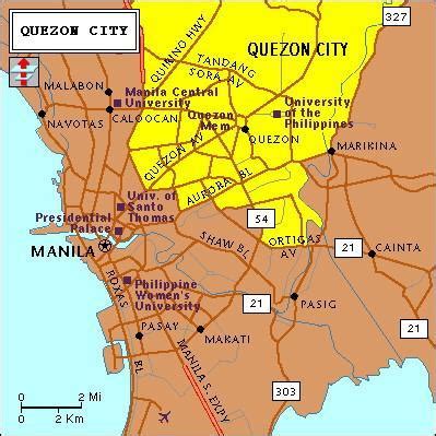 Quezon City Map - Philippines