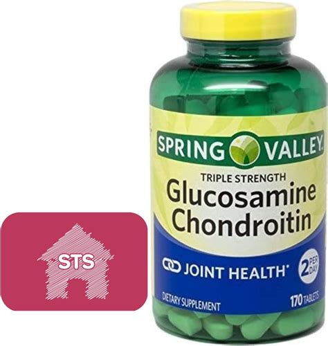 Amazon.com: Spring Valley Glucosamine Chondroitin, Triple Strength, 170 Count + STS Sticker ...