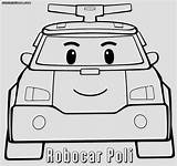 Robocar Poli Coloring Pages To Teach Road Safety For Kids  sketch template