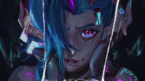 Jinx Arcane 4K #2200e Wallpaper iPhone Phone