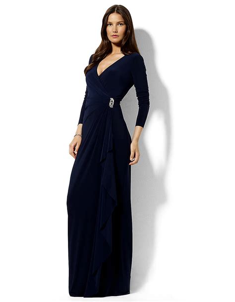 Ralph Lauren Long Sleeve Evening Dress - Prism Contractors & Engineers