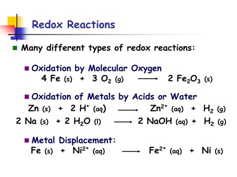 PPT - Unit 5 – Part 2: Redox Reactions and Electrochemistry PowerPoint ...