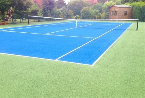 Maintaining Tennis Courts - Cleaning and Repainting - Sports and Safety Surfaces