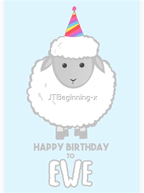 "Happy Birthday to EWE - Sheep Birthday - Funny Birthday Cards - Sheep ...