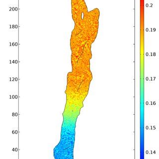 Porosity field of the Ghawar field used during the simulations ...