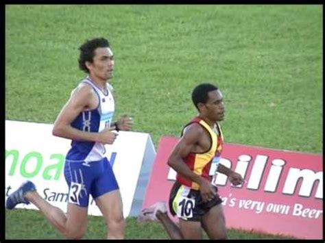 South Pacific Games 2007 Men 5,000m Run Finals - YouTube