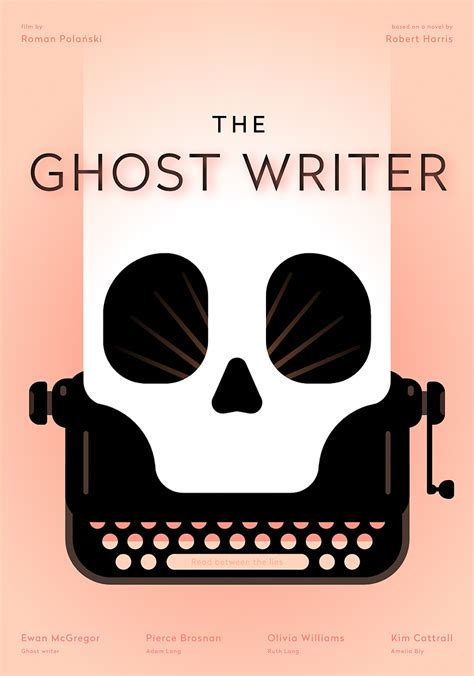 The Ghost Writer movie poster by Hubert Tereszkiewicz on Dribbble