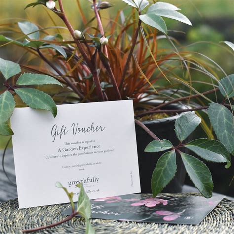 The Garden Experience - Gift Voucher (sent to you or direct to ...