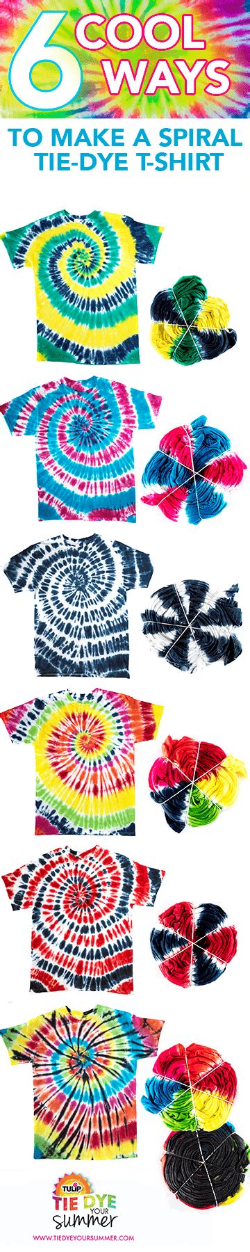 Tie Dye Your Summer | Spiral tie-dye technique