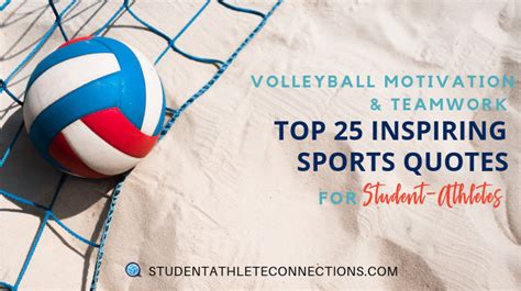 Volleyball Motivation and Teamwork: Top 25 Inspiring Sports Quotes for ...