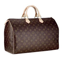 Fashionista Handbags: Louis Vuitton Speedy 40 Handbag