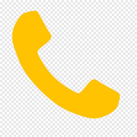 Mobile Phone Icon Png Yellow