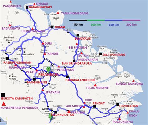 Pekanbaru Provinsi Kepulauan Riau Map