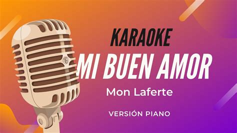 Karaoke Piano - Mi Buen Amor - YouTube