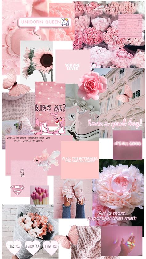 Pink Aesthetic Desktop Wallpaper Art