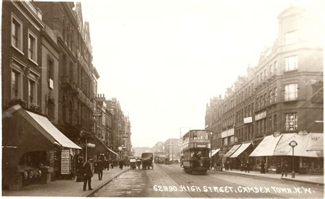 Camden High Street c.1910 | Camden town, London history, Camden london