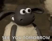 See You Tomorrow Elmer GIF - See You Tomorrow Elmer Sheep - Descubrir y compartir GIFs