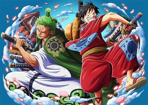 'Zoro luffy wano one piece' Metal Poster Print - OnePieceTreasure ...