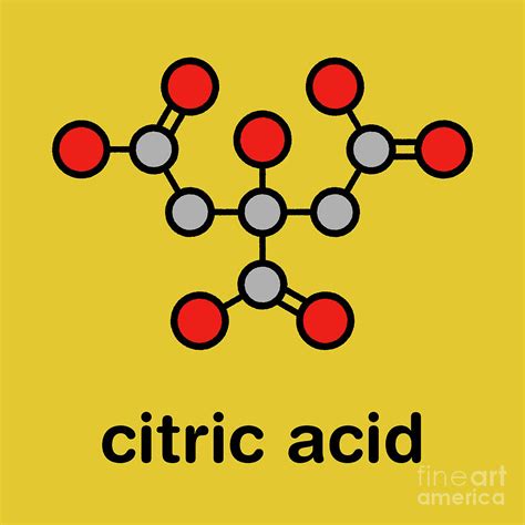 Citric Acid Molecule Photograph by Molekuul/science Photo Library | Pixels