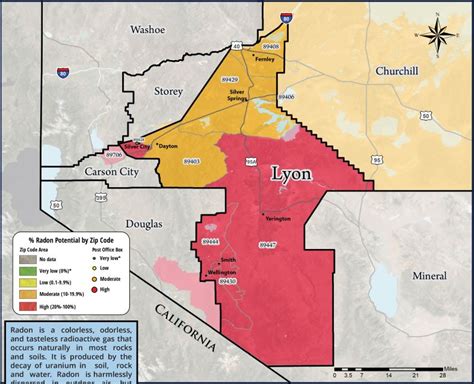 Map Of Lyon County Nevada - Callie Veronike