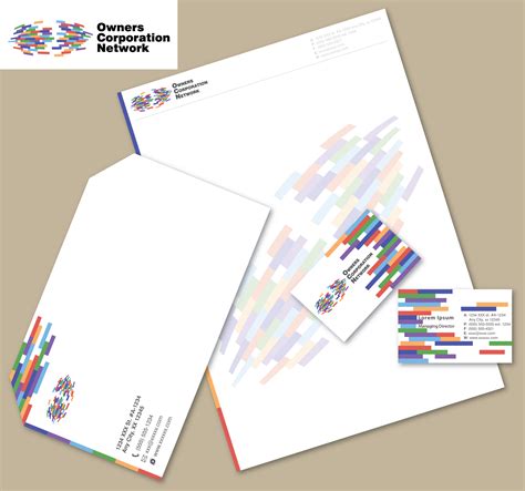 Stationery Design for Owners Corporation Network of Australia Inc by Choaye | Design #27121