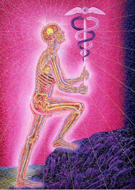 Alex Grey, Alex Gray Art, Grey Artwork, Wounded Healer, Psy Art, Les Religions, Hermes, Beste ...