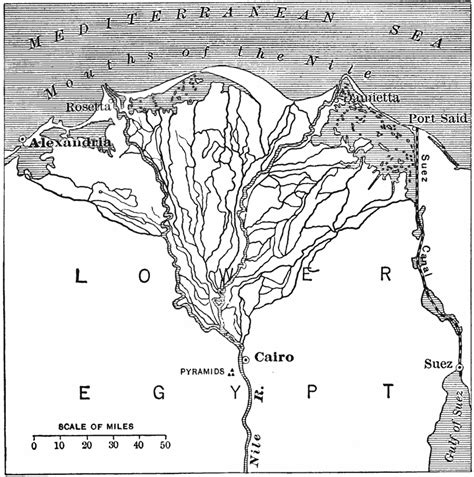 Nile Delta Map