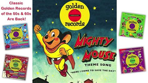 Golden Records Mighty Mouse Theme Song | Theme song, Mighty mouse, Songs