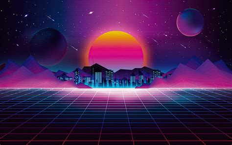 Retro Paths, retrowave, artist, artwork, digital-art, HD wallpaper | Peakpx