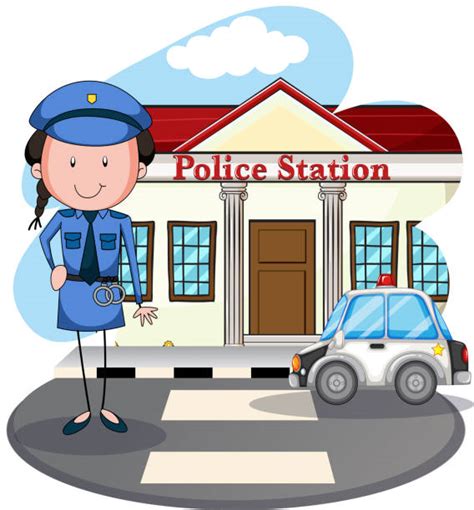 Police Station Illustrations, Royalty-Free Vector Graphics & Clip Art - iStock