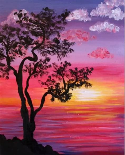 Simple and Easy Acrylic Landscape Painting Ideas