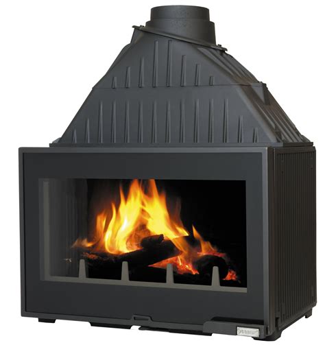 Godin Wood Burning Fireplace Insert – 660136 – 17kw – Lawton Imports