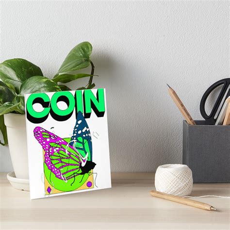 "Coin band logo" Art Board Print by lmurielbz | Redbubble