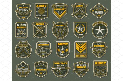 Army special forces, military badges – MasterBundles