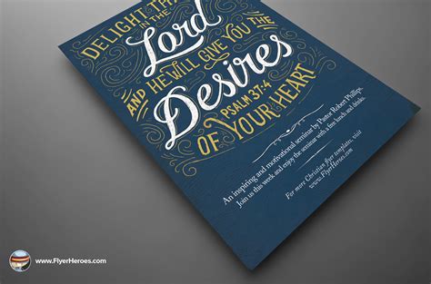 Illustrated Christian Flyer 8 ~ Flyer Templates on Creative Market