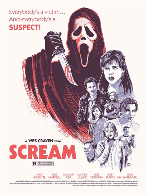 Scream poster by Matt Talbot for Gallery 1988 | Classic horror movies posters, Classic horror ...