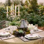 Green and Red Fall Table Decor - Elizabeth Anne Designs: The Wedding Blog