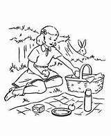 36 Family Picnic Coloring Pages Ideas  coloring family picnic sketch template