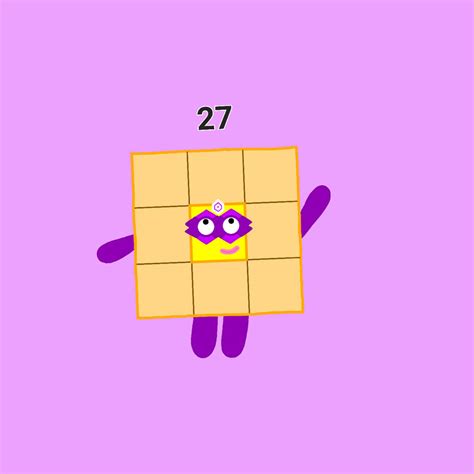 Numberblocks | Numberblock 27 as a cube by December24thDA on DeviantArt