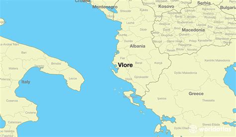 Vlora Albania Map